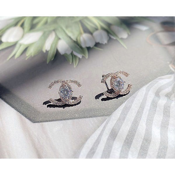 Dame High-end Zircon Små Duft Style Øreringe (W)