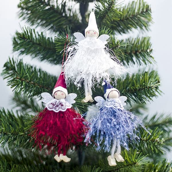 Sød juledukke dekorationsvedhæng ornament