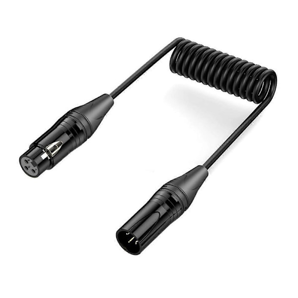 XLR-kabel 3-benet han til hun mikrofon lydadapter til mixerhøjttalere forstærker (W)