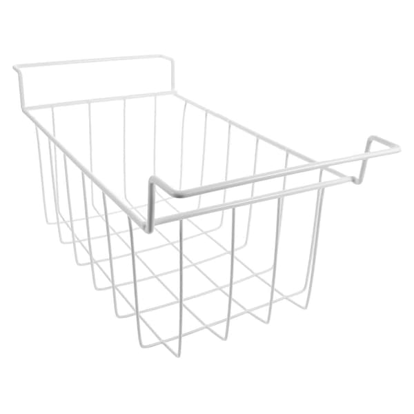 Rektangulær Fryseboks Organizer i Jern 45x22x20cm Hvit Endringer gjort