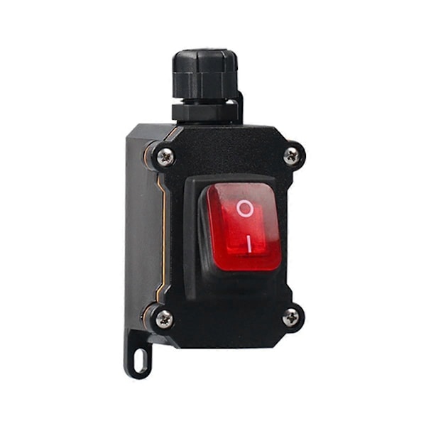 IP68 Vandtæt Båd Rocker Switch 220V 30A Vandtæt Switch med LED Lys Power Knap on/OFF (W)