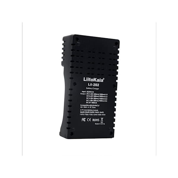 Mini USB-oplader til Li-ion-batterier (18650, 26650, 16340, 14500)