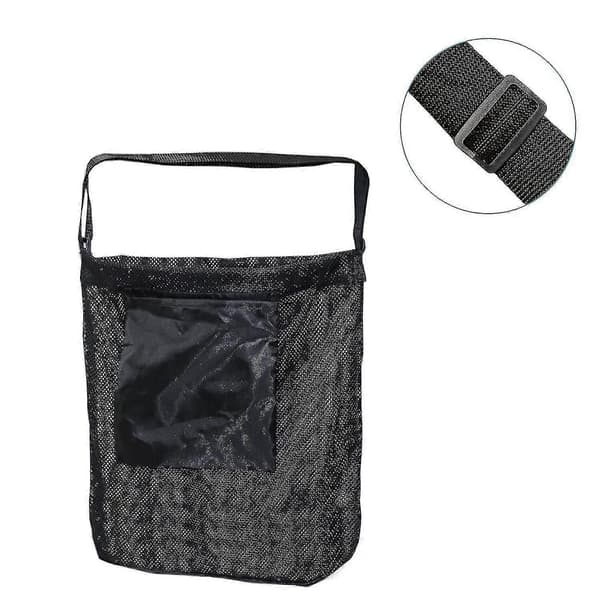 Soppluktpose, nettingpose høstpose sammenleggbar fruktplukking sopp (Fww) Black