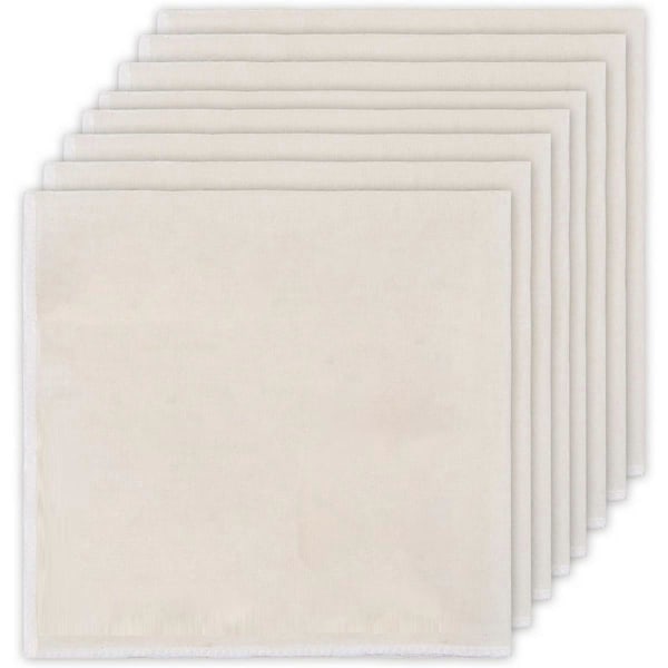 20 STK Gjenbrukbare Ostekluter for Silning, 20x20 Tommer Kantet Økologisk Osteklut, for Kaffebrygging (W)