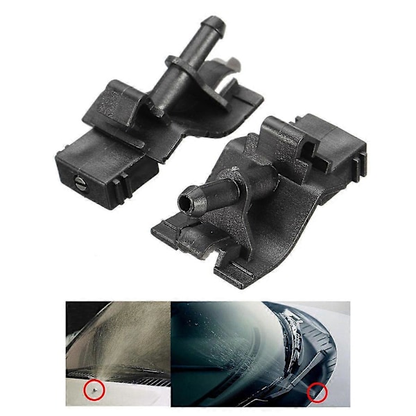 2 stk. forreste vinduesviskerdyse, autotilbehør, egnet til Corolla Camry 2006-2015 (W)