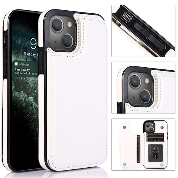 iPhone 13 - Stilrent Praktiskt Fodral med Korthållare
