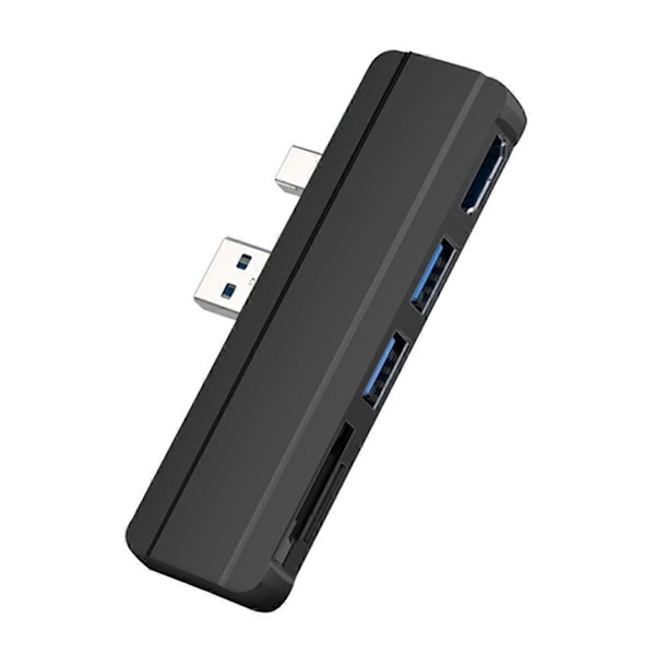 Til Microsoft Surface Pro 6 Pro 5 Pro 4 Dock Hub 5 i 1 USB Docking Station med 4K HDMI-kompatibel (W)