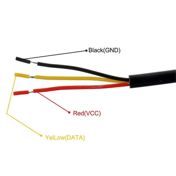 BOJACK DS18B20 Temperatur Sensor Modul Kit med Vandtæt Rustfrit Stål Probe til Raspberry Pi (Fww)