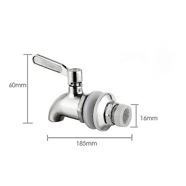 Brittisk Berkefeld Gravity Vattenrenare Aqua-techniques Krom Mässing Kran 16mm  fw