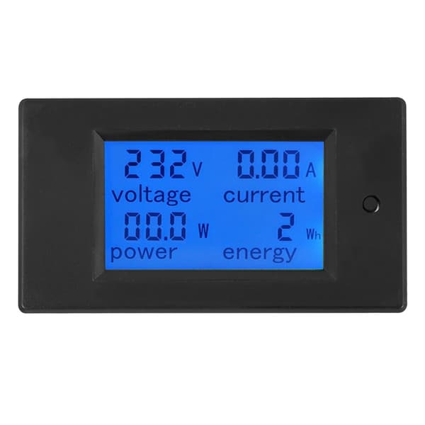 Digitaalinen LCD Jännite Virta Teho Energiamittari Testeri 20A PZ 021