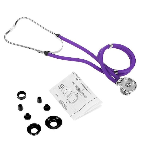 Professionelt Stetoskop Medicinsk Dobbelt Dual Hoved Farverigt Multifunktionelt Stetoskop Sundhedspleje (W)