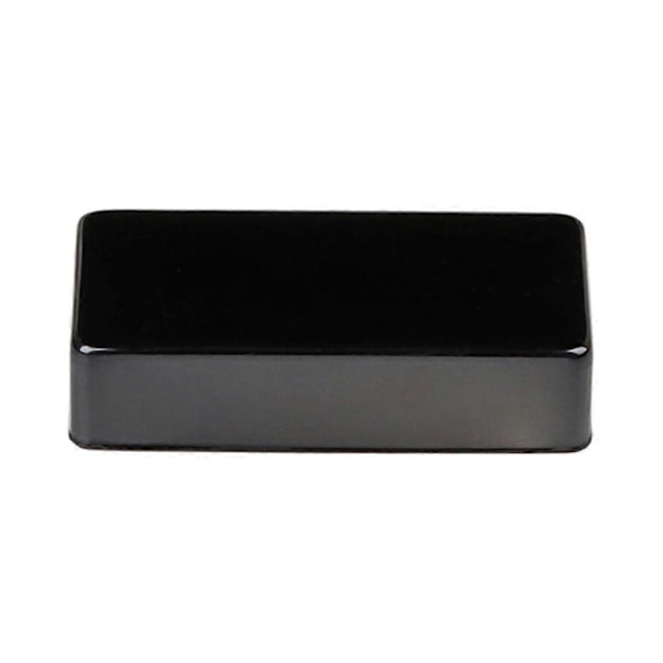 Musta kitaran mikrofonin suojus Humbucker-mikrofonin suojus, ei reikää (L)