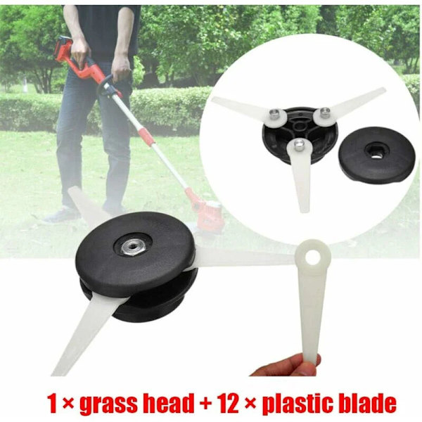 Trimmerhuvud + 12 skärblad för STIHL POLYCUT 6-3 FS38 FS40 FS45 (W)