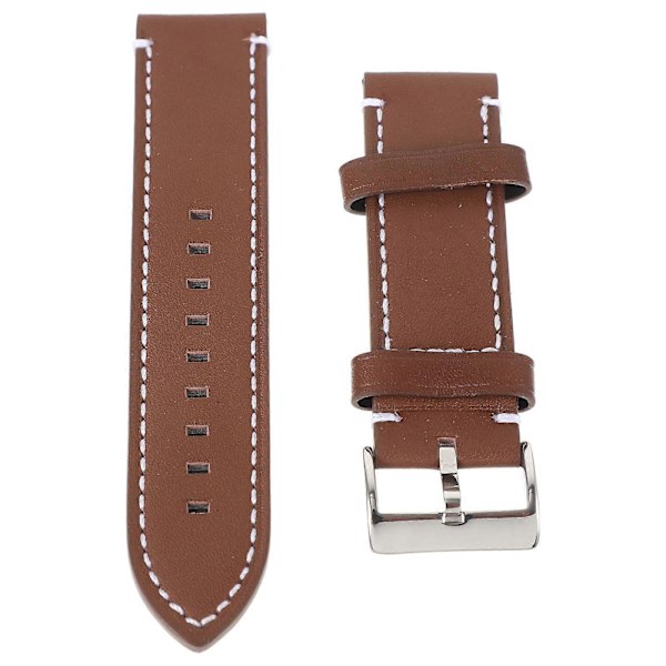 24 mm Læder Urrem 24mm Urrem Udskiftningsrem Urrem (B)
