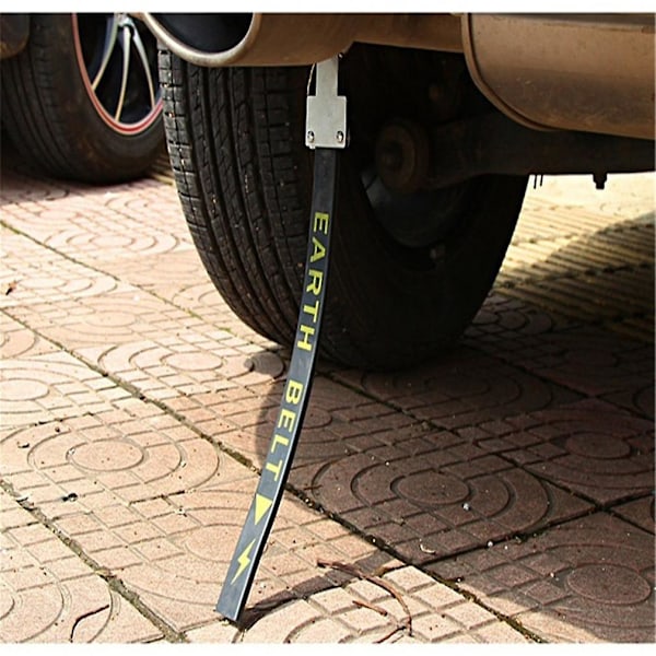 Bil elektrostatisk stripe eliminator jording kjetting oppheng jording stripe bil antistatisk stripe (W)