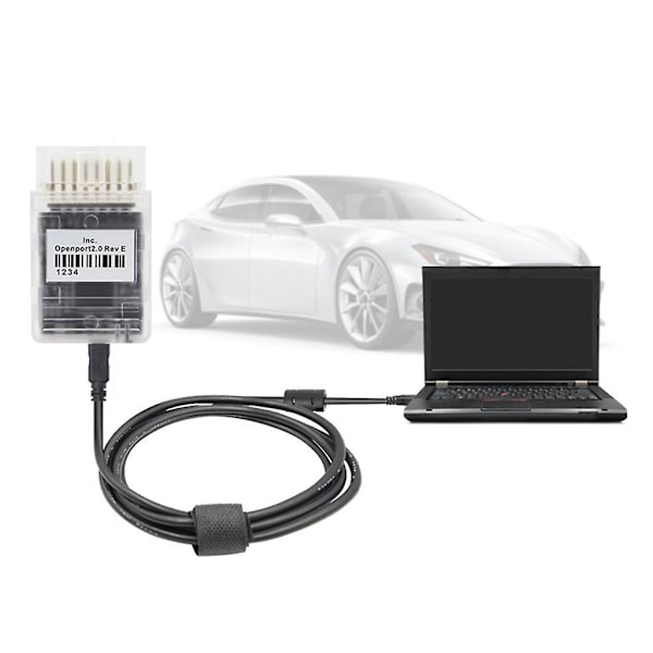 Tactrix Openport2.0 med Flash Chip Tunning OBD2 Scanner Diagnos Programmering fw