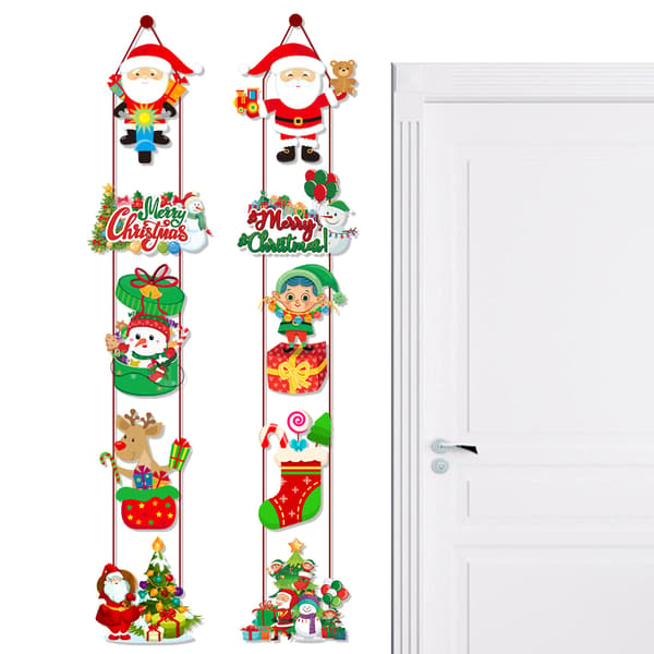 Juldekoration Par 3-pack Snögubbestrumpor