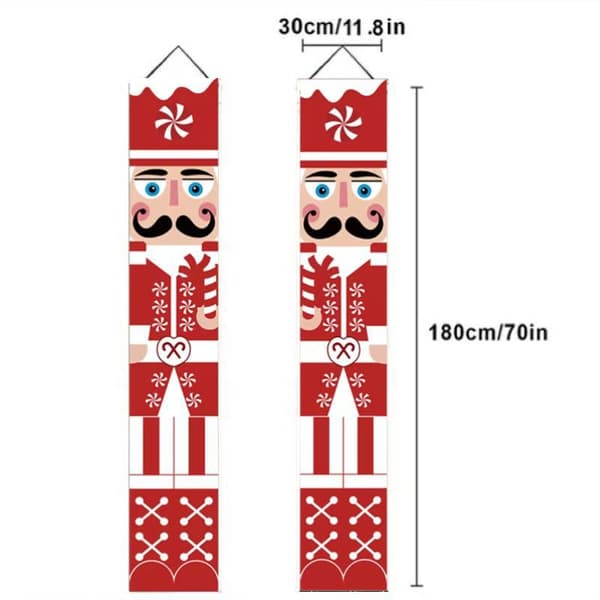 Julepledd Verandaskilt God Jul Banner (F)