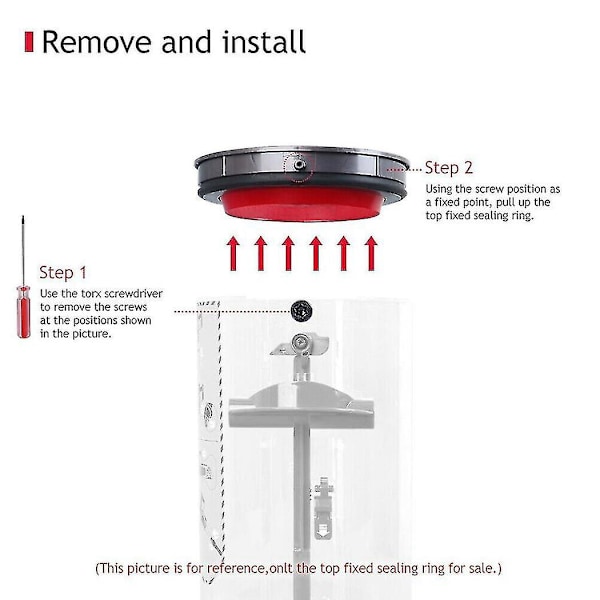 Ersättningsring för dammbehållare, toppmonterad, tätningsring, tillbehör för V10 Sv12 dammsugare -yuyu