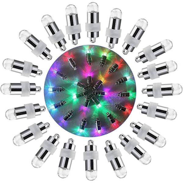 60 STK Mini LED Ballon Lys Små Lanterne Lys til Balloner, Papirlanterner, Håndværk, Halloween, Bryllup, Festdekorationer Lyskæder (W)