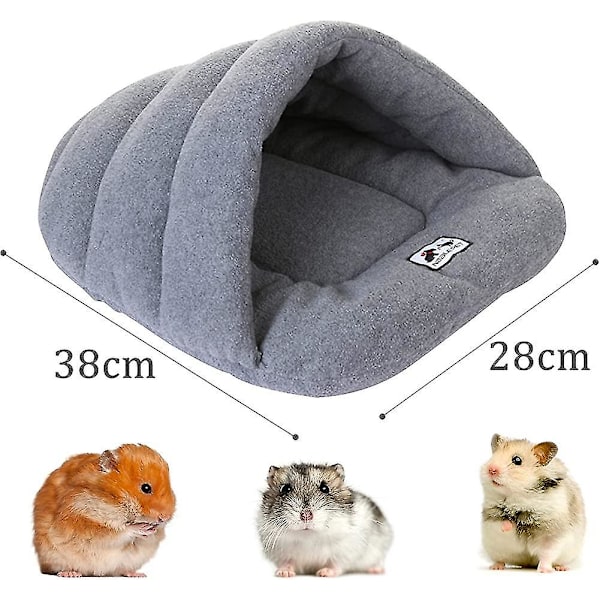 Burstall seng myk fleece rotte seng burstall sengetøy, hamster seng sove [DB]