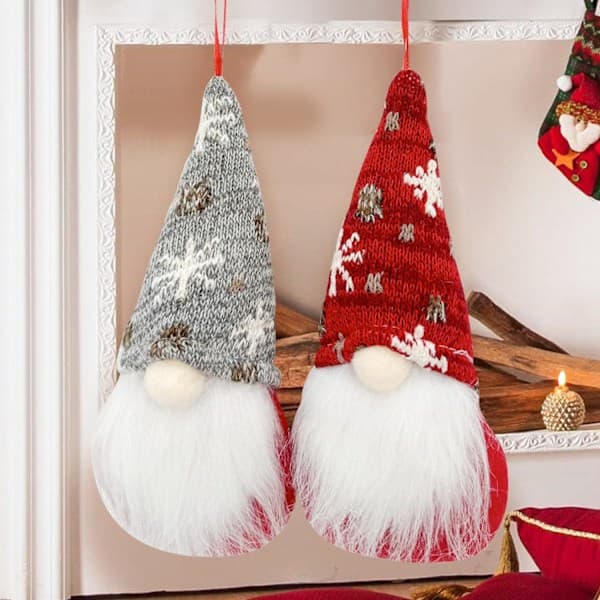 Tomte Ansiktslös Docka Hänge Julklapp