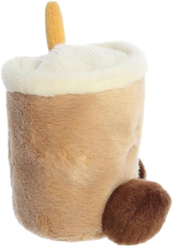 Ruskea pehmoinen Milk Tea Boba -lelu 12,7 cm