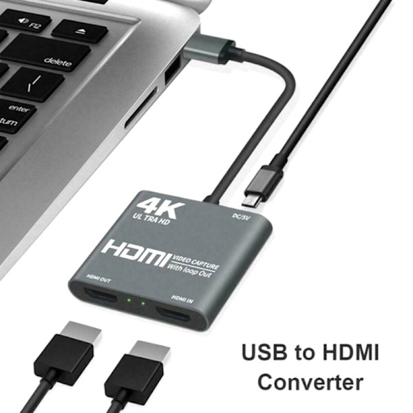 1080p 60fps Loop Out Broadcasting HDMI USB3.0 Videoopptaksenhet