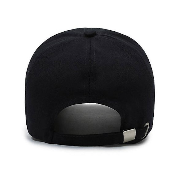 Basebollkepsar i bomull för män, solskyddskepsar, kepsar, kepsar [FW] black 56-60cm