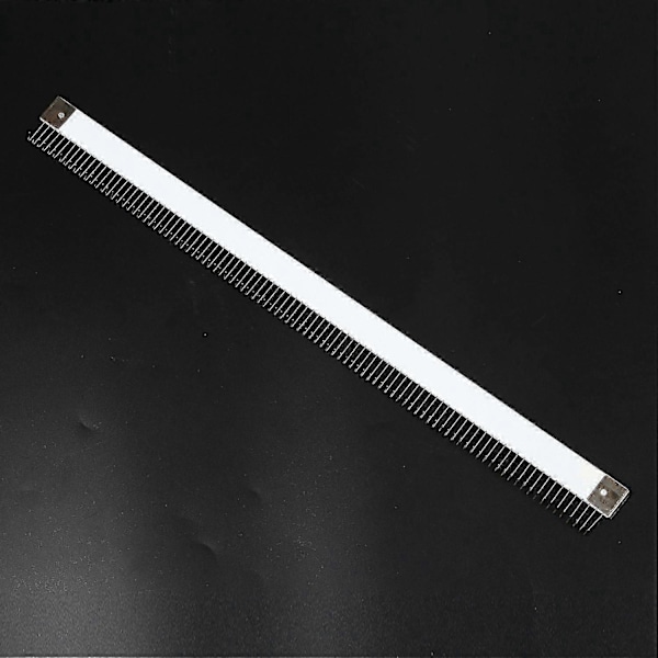 Käytännöllinen 44,5 cm ruostumattomasta teräksestä valmistettu hopeinen luontikampa neulekone kaikille 4,5 mm / 9 mm Brother-koneille (W)