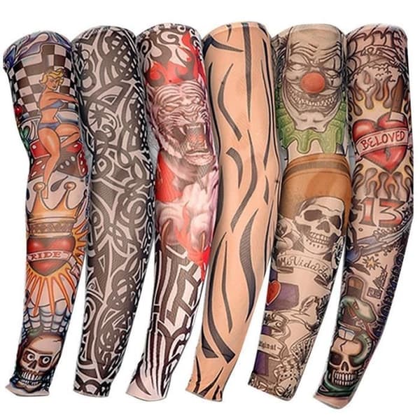 Tillfälliga tatueringar för kvinnor och män (x6)（Fww）