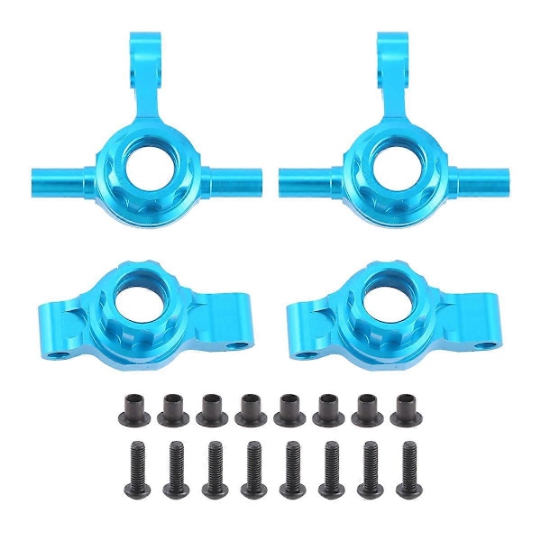 4st Metall Främre och Bakre Styrspindelleder Styrspindelset för TT02 TT-02 1/10 RC Bil Upgra (W)