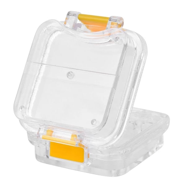 Dental Lab Supply 50 st plastprotesbehållare med film Protesförvaringslåda Membran Tandlåda[fw] Yellow