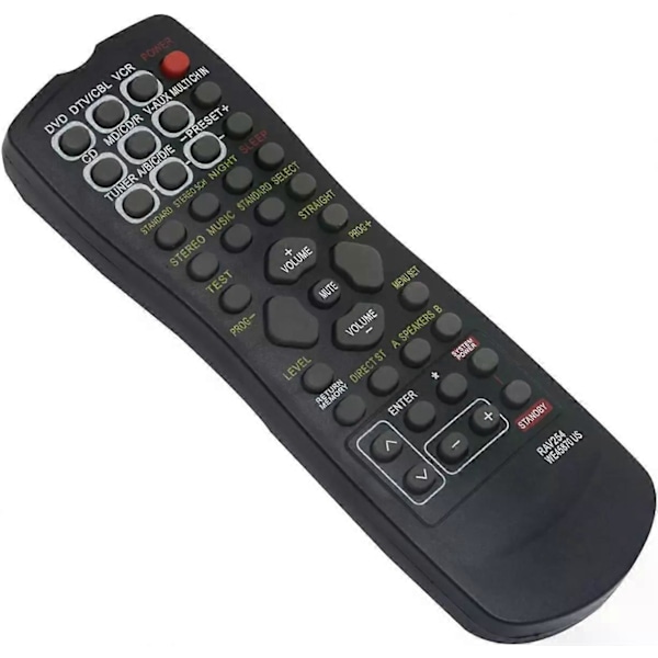 Ny Ersättningsfjärrkontroll RAV254 WE45870 US För Yamaha AV Receiver RX-V350 RX-V359 (W)