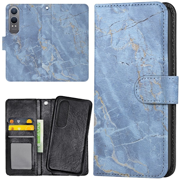 OnePlus Nord CE4 Lite 5G - Wallet Case/Cover Marmor (W)