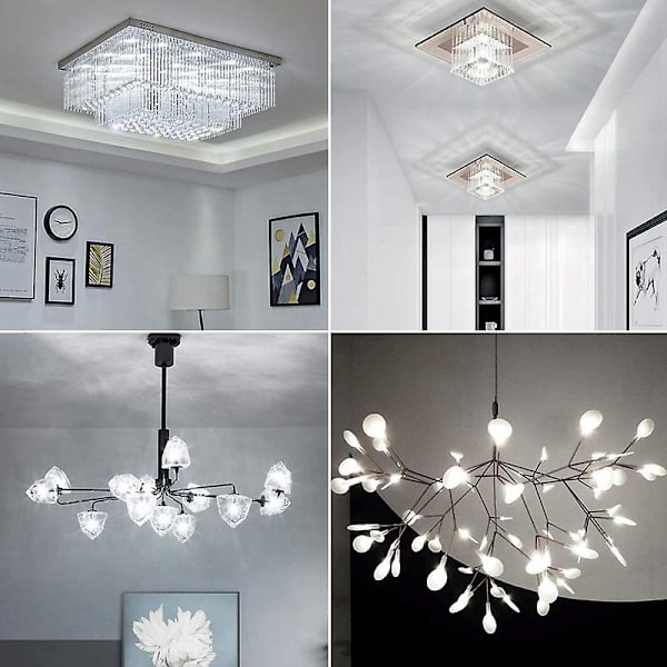 G4 Pære 2W G4 LED Pære Er Ækvivalent Til 20W G4 Halogen Pære Udskiftningsdel, G4 Base AC/DC12V-24V, Kold Hvid 10 Stk As Shown