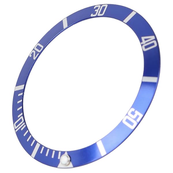 Professionell klockring-insats för armbandsur, reservdel för klockring, blå (w)