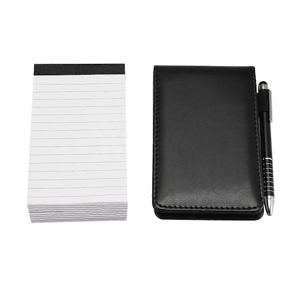 12 stk. Små Lomme Notesblok Holder Sæt Mini Lomme Notesblok Holder med 10 stk. 7,6 cm x 12,7 cm Memo (B)