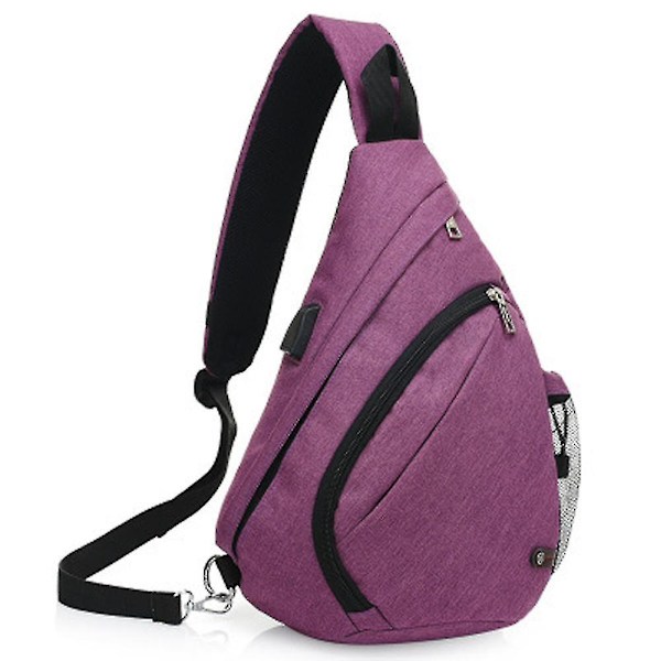 FW Crossbody Ryggsäck: Över axeln Dagryggsäck Casual Cross Bröst Sido Pack