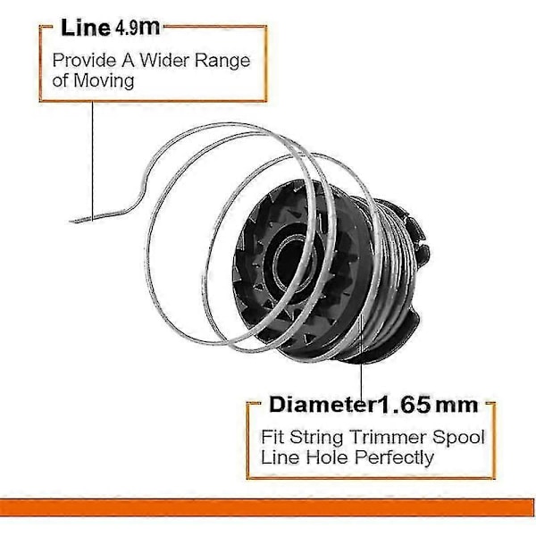 Siimapuola BOSCH EasyGrassCut 18 23 26 Art 23 26 ruohotrimmereihin, varaosat (BOSCH F016800569 / F16800385, 4 kpl)-hy (W)