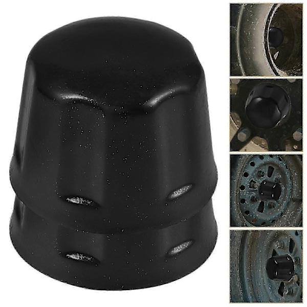 4st Hjulnav Fälg Gummi Kåpa Skydd Ersättningskåpor Quad ATV Delar för 110-250cc ATV (W)