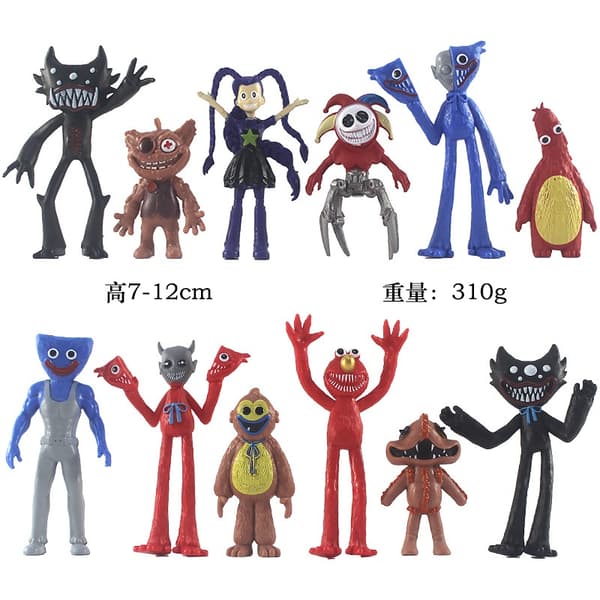Poppy Playtime 6-delars actionfigurset 5-tums figurer dockleksakspresent