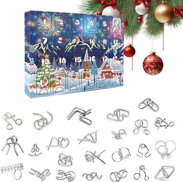 Jul Adventskalender Pussel Leksaksset (24 dagar)