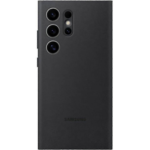 Virallinen Galaxy S23 Ultra, Galaxy S24 Ultra Smart View Wallet Case Suojakotelo, Musta (W)