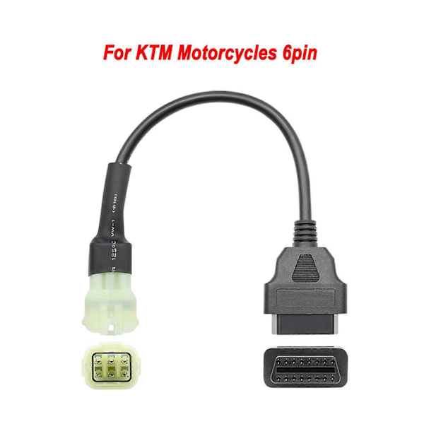 KTM 6-nastainen - 16-nastainen adapterikaapeli moottoripyörään (L)