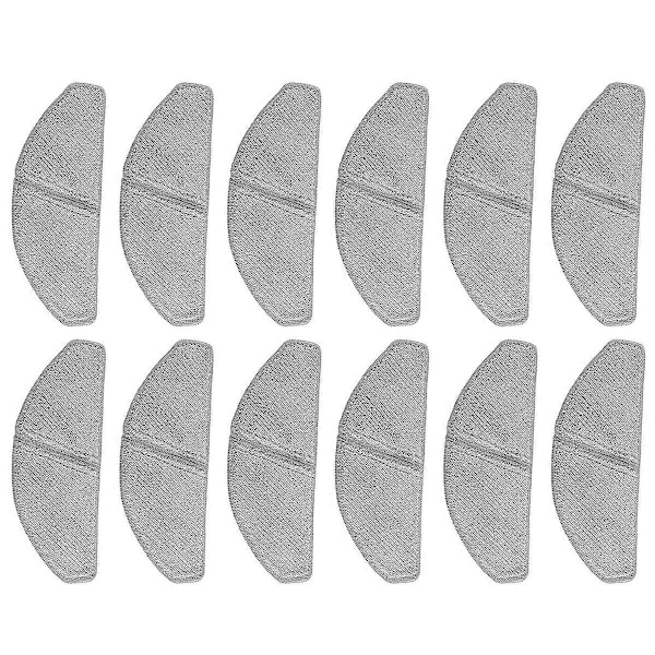 Rengøringsvenlige Mikrofiber Moppeklude Reservedele til S8+ M7 Pro Robotstøvsuger (W)