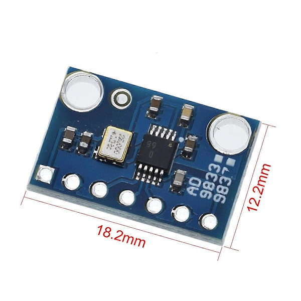 AD9833 Modul Sinus Kvadratbølge DDS Signalgenerator Programmerbar Mikroprocessor Seriell Grænseflade Modul -9833 [fw} As Shown