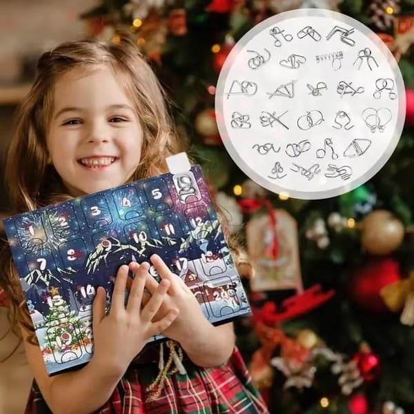 Hjernetrænings Julekalender - 24 Dage med Sjov Puzzle