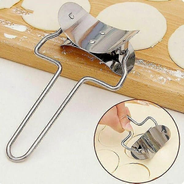 Dumpling Maker Rustfritt Stål Deigpresse Pai Ravioli Rulle (Fww)