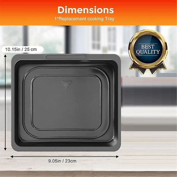 Airfryer Grillpande til Instant Vortex Plus 10 Quart, til Instant Vortex Plus 10qt Airfryer Ovn, Tåler Opvaskemaskine (W)